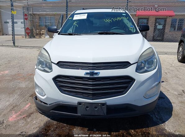 2GNALCEK2H6135210 2017 CHEVROLET EQUINOX White უკანა სალონის ხედი
