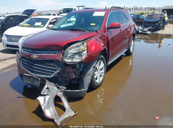2GNALCEK2H6160611 2017 CHEVROLET EQUINOX Maroon Vista frontal