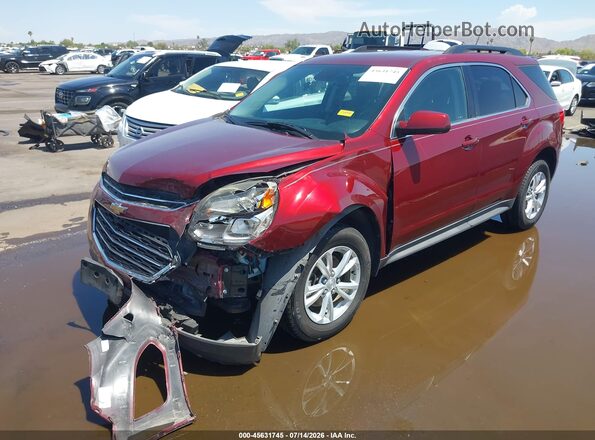 2GNALCEK2H6160611 2017 CHEVROLET EQUINOX Maroon Vista tres cuartos delantera izquierda