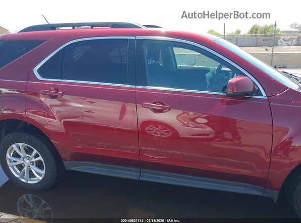 2GNALCEK2H6160611 2017 CHEVROLET EQUINOX Maroon Vista interior trasera