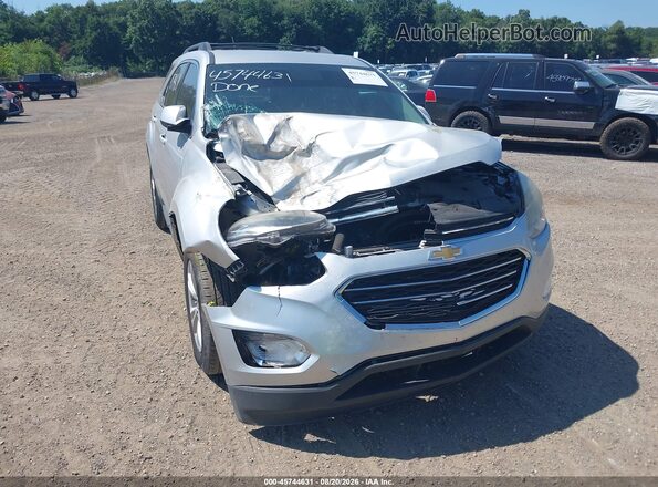 2GNALCEK2H6266184 2017 CHEVROLET EQUINOX Silver Widok z przodu