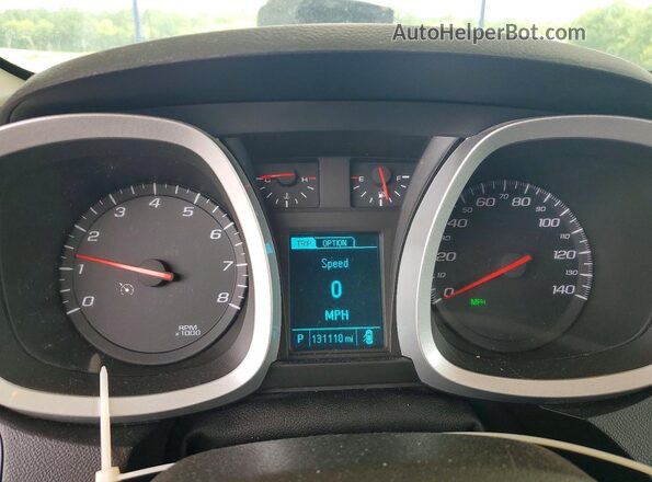 2GNALCEK2H6290940 2017 CHEVROLET EQUINOX White Սարքավորումների վահանակի տեսք