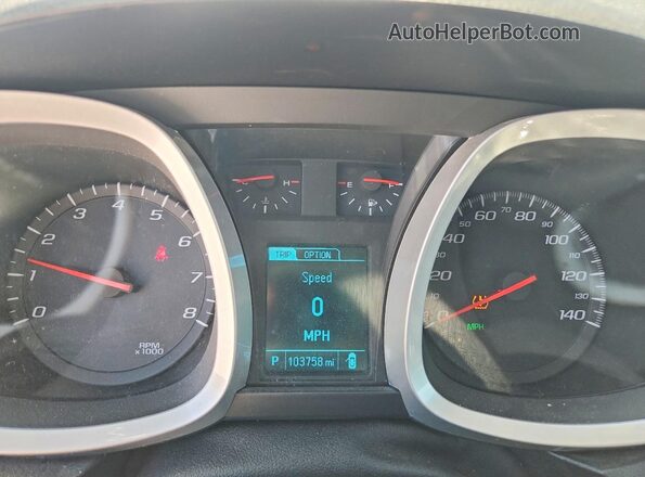 2GNALCEK3H1510700 2017 CHEVROLET EQUINOX Black ხელსაწყოთა პანელის ხედი