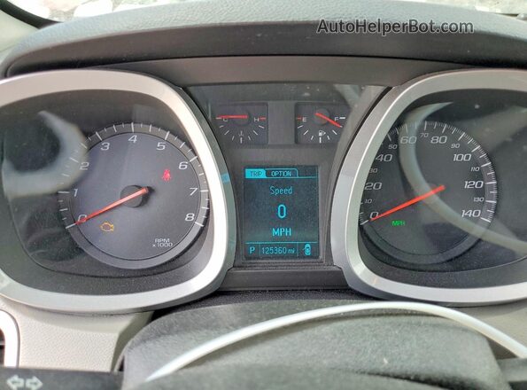 2GNALCEK4G6353793 2016 CHEVROLET EQUINOX Burgundy Instrument cluster view