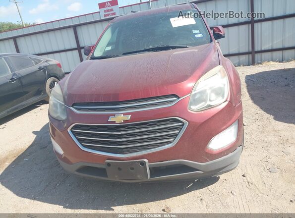 2GNALCEK4H1568444 2017 CHEVROLET EQUINOX Бордовый Вид щитка приборов