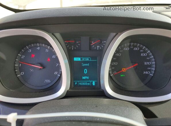 2GNALCEK4H1570582 2017 CHEVROLET EQUINOX Gray Вид щитка приладів