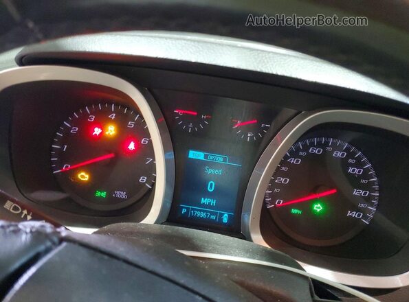 2GNALCEK4H1609882 2017 CHEVROLET EQUINOX Gray Instrument cluster view