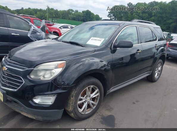 2GNALCEK4H6216676 2017 CHEVROLET EQUINOX Черный Передняя левая четверть