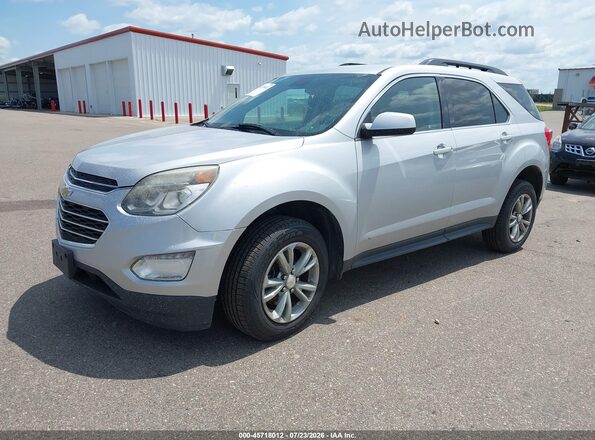 2GNALCEK4H6248138 2017 CHEVROLET EQUINOX Silver Առջևի ձախ երեք քառորդ տեսարան