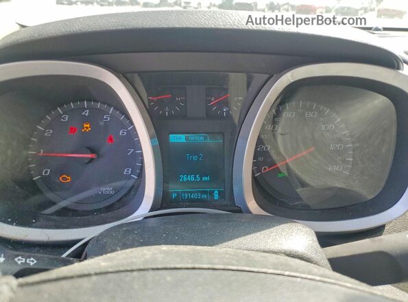 2GNALCEK5G1159979 2016 CHEVROLET EQUINOX Black Vista del cuadro de instrumentos