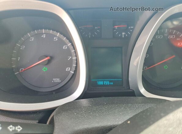 2GNALCEK5G6252178 2016 CHEVROLET EQUINOX Gray Widok zestawu wskaźników