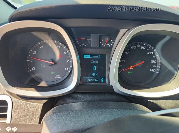 2GNALCEK5G6349221 2016 CHEVROLET EQUINOX White Vista del cuadro de instrumentos