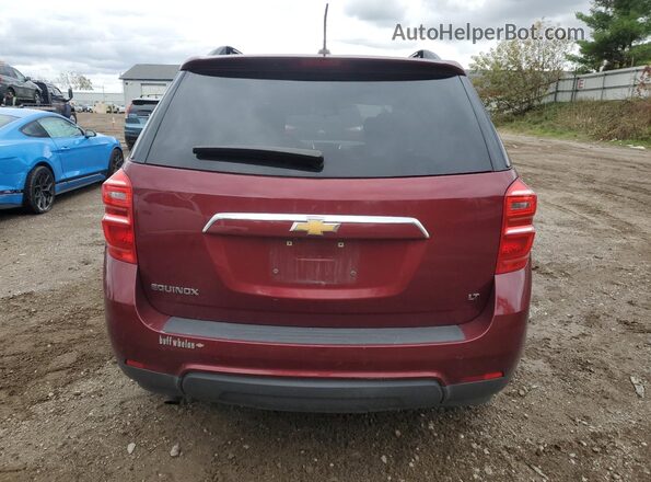 2GNALCEK5H6160604 2017 CHEVROLET EQUINOX Burgundy Հետևի տեսք