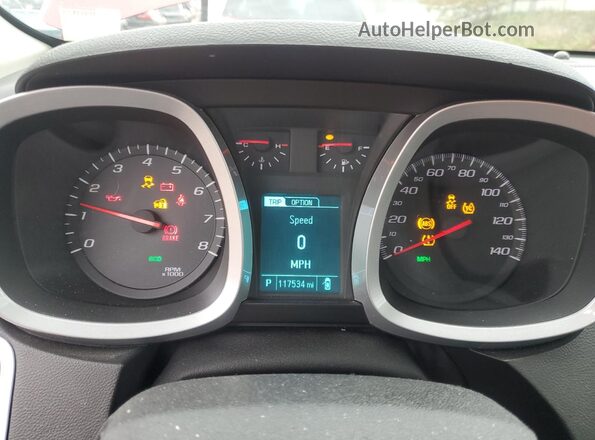 2GNALCEK5H6160604 2017 CHEVROLET EQUINOX Burgundy Սարքավորումների վահանակի տեսք