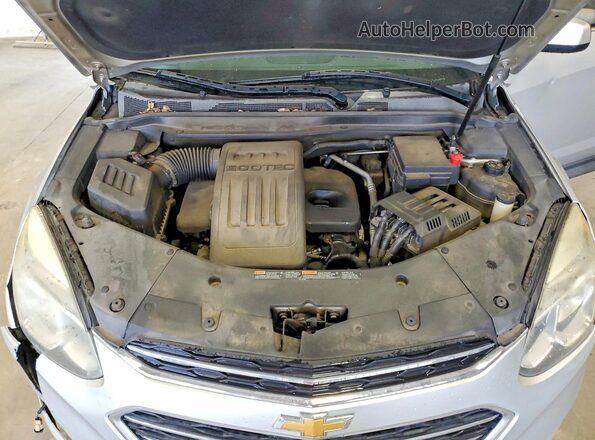2GNALCEK5H6351553 2017 CHEVROLET EQUINOX Silver Vista del compartimento del motor