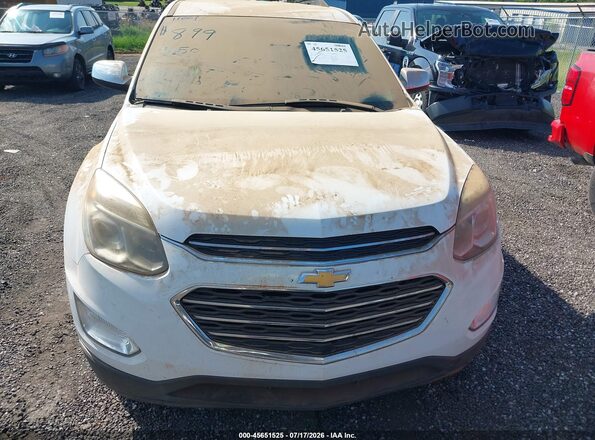 2GNALCEK6H6251204 2017 CHEVROLET EQUINOX White Вид щитка приладів
