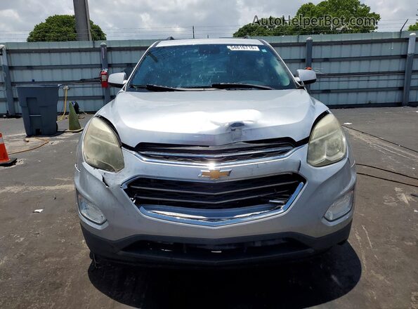 2GNALCEK7G1142049 2016 CHEVROLET EQUINOX Silver Widok z przodu