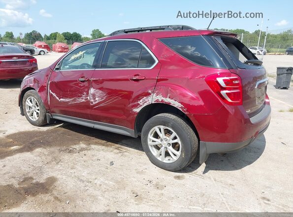 2GNALCEK7G6273792 2016 CHEVROLET EQUINOX Burgundy Հետևի ձախ