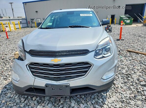 2GNALCEK7G6298756 2016 CHEVROLET EQUINOX Silver Вид спереду