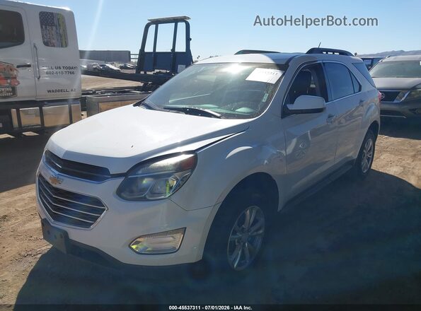 2GNALCEK7H6195287 2017 CHEVROLET EQUINOX Белый Передняя левая четверть
