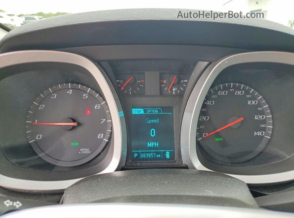 2GNALCEK8G1161354 2016 CHEVROLET EQUINOX Blue Սարքավորումների վահանակի տեսք