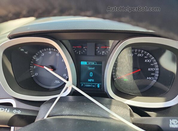 2GNALCEK8G6131886 2016 CHEVROLET EQUINOX Черный Вид щитка приборов