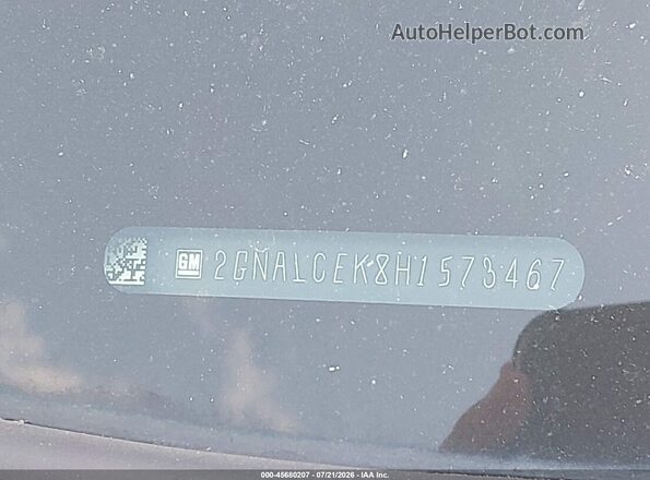 2GNALCEK8H1573467 2017 CHEVROLET EQUINOX White Вид підкапотного простору