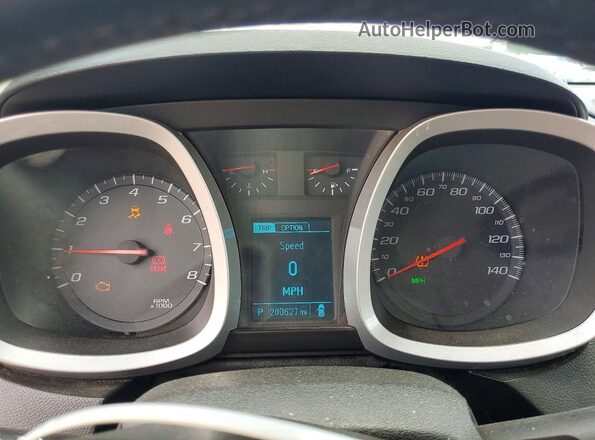 2GNALCEK8H1586297 2017 CHEVROLET EQUINOX Бордовый Вид щитка приборов
