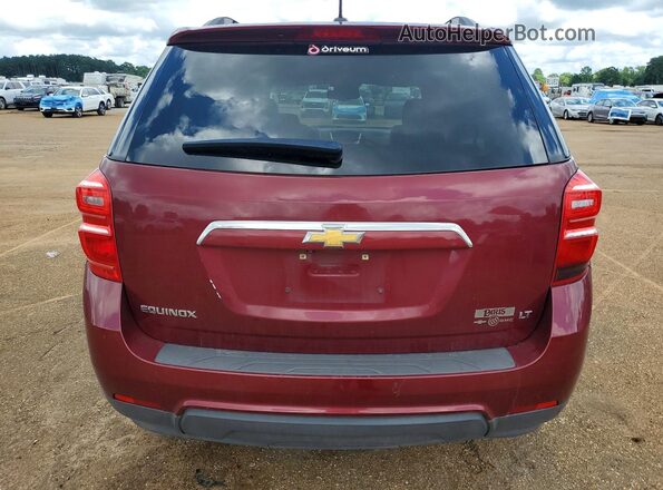 2GNALCEK8H1586297 2017 CHEVROLET EQUINOX Бордовый Вид сзади