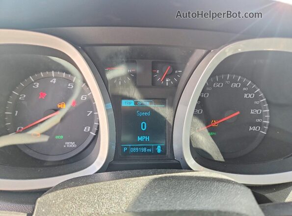 2GNALCEK8H1600361 2017 CHEVROLET EQUINOX Бордовый Вид щитка приборов