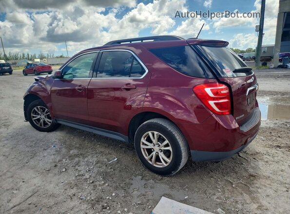 2GNALCEK8H1600361 2017 CHEVROLET EQUINOX Бордовый Задняя левая четверть