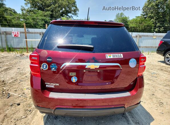 2GNALCEK8H1604474 2017 CHEVROLET EQUINOX Burgundy Հետևի տեսք
