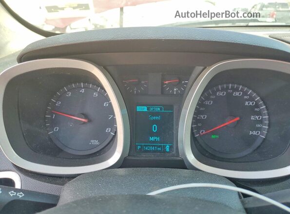 2GNALCEK8H1606015 2017 CHEVROLET EQUINOX Red Instrument cluster view