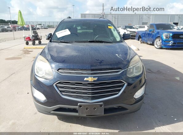 2GNALCEK8H6153288 2017 CHEVROLET EQUINOX Blue Widok zestawu wskaźników