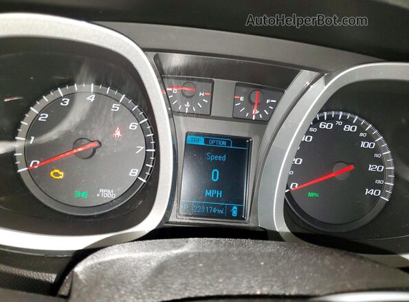 2GNALCEK8H6294331 2017 CHEVROLET EQUINOX Silver Вид щитка приладів