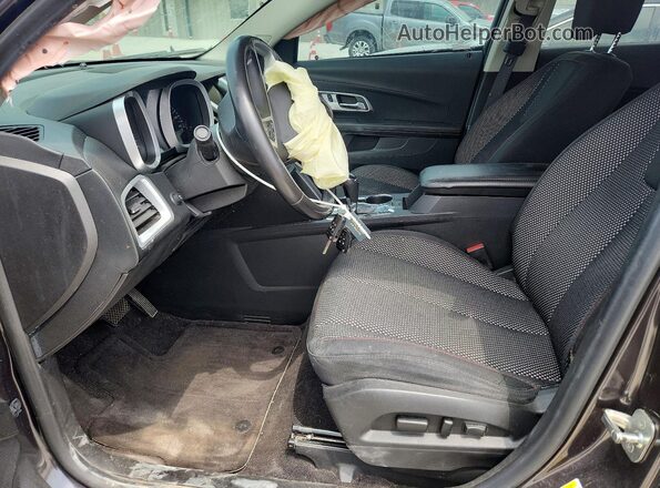 2GNALCEK9G6132626 2016 CHEVROLET EQUINOX Черный Вид салона спереди