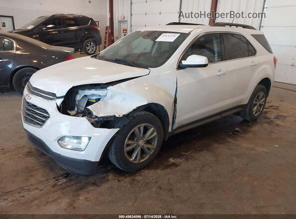 2GNALCEK9H1547590 2017 CHEVROLET EQUINOX White წინა მარცხენა ხედი სამი მეოთხედიდან