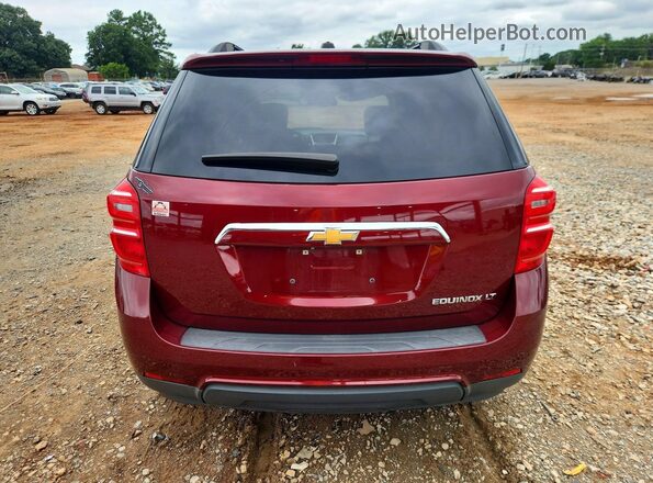 2GNALCEKXG1149111 2016 CHEVROLET EQUINOX Red უკანა ხედი