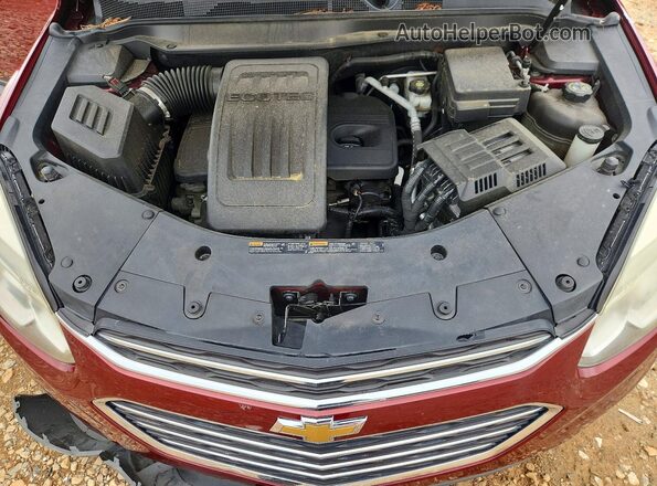 2GNALCEKXG1149111 2016 CHEVROLET EQUINOX Red ძრავის განყოფილების ხედი