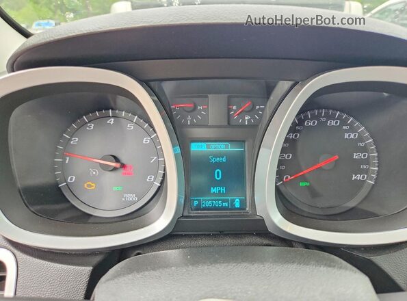 2GNALCEKXG6171841 2016 CHEVROLET EQUINOX Silver Vista del cuadro de instrumentos