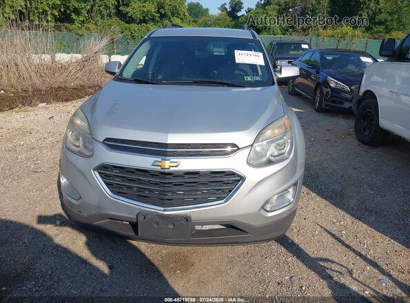 2GNALCEKXH1536551 2017 CHEVROLET EQUINOX Silver Instrument cluster view