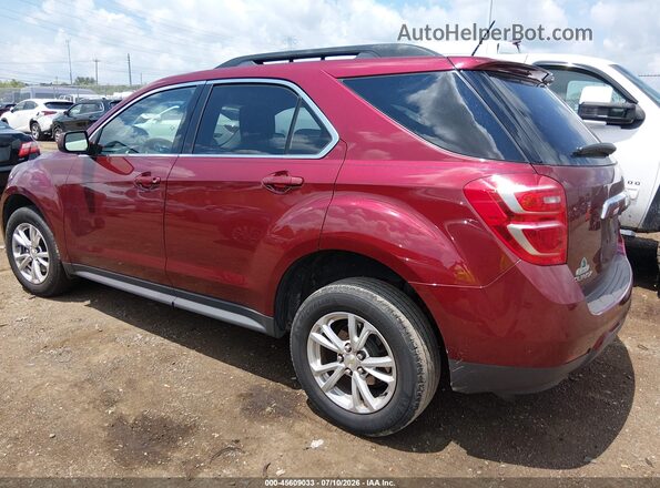 2GNALCEKXH1567444 2017 CHEVROLET EQUINOX Red Задня ліва чверть