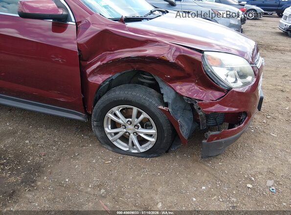 2GNALCEKXH1567444 2017 CHEVROLET EQUINOX Red Вид спереду