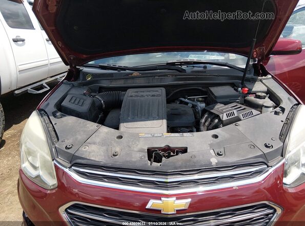 2GNALCEKXH1567444 2017 CHEVROLET EQUINOX Red Вид ззаду
