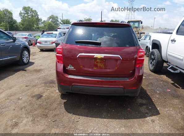 2GNALCEKXH1567444 2017 CHEVROLET EQUINOX Red 