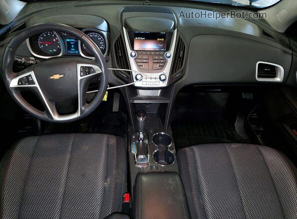 2GNALCEKXH1583742 2017 CHEVROLET EQUINOX Blue Вид панелі приладів