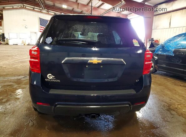 2GNALCEKXH1583742 2017 CHEVROLET EQUINOX Blue Вид ззаду