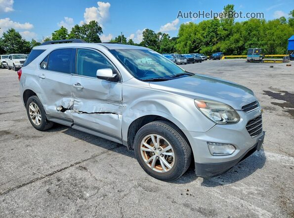 2GNALCEKXH1601415 2017 CHEVROLET EQUINOX Серебряный Передняя правая четверть