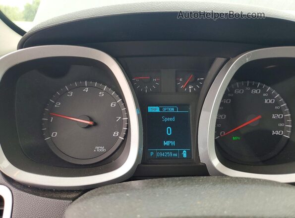 2GNALCEKXH6265042 2017 CHEVROLET EQUINOX Gray Widok zestawu wskaźników