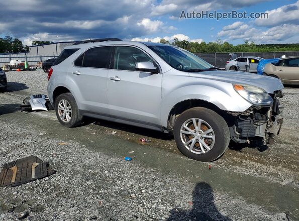 2GNALCEKXH6319004 2017 CHEVROLET EQUINOX Серебряный Передняя правая четверть